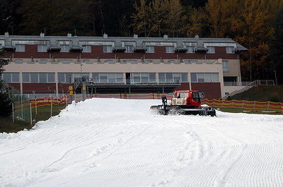 Hotelová sjezdovka 24. 10. - foto: Ladislav Havel